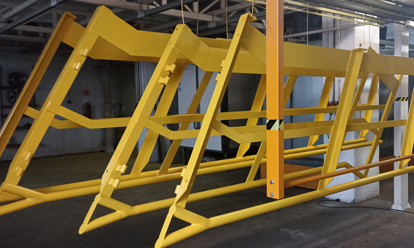 Malowanie ramy aluminiowej wg. projektu